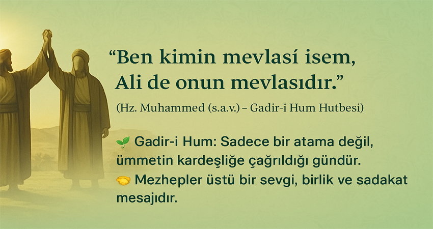 Ben kimin mevlası isem, Ali de onun mevlasıdır